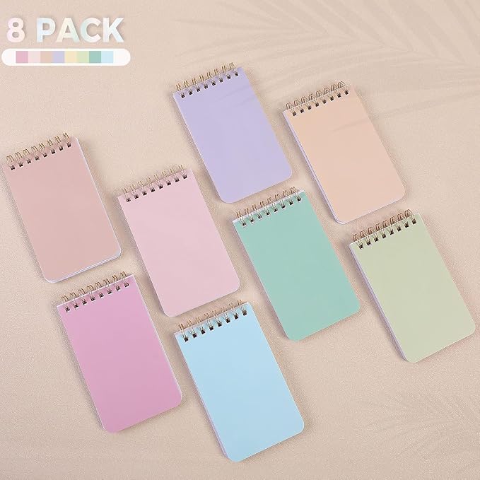 SKYDUE Small Notebooks, Cute 3x5 Pocket Notepads, Mini Spiral Notebook - Image 4