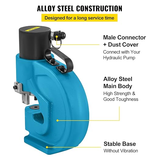 Happybuy CH-70 Hydraulic Hole Punching Tool 35T Hole Digger Force Puncher - Image 5