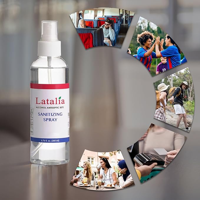 Hand Sanitizer Spray - Pack of 24 Unscented Spray Hand Sanitizer for Hands (6.67 Fl oz)-DeskLoop Office
