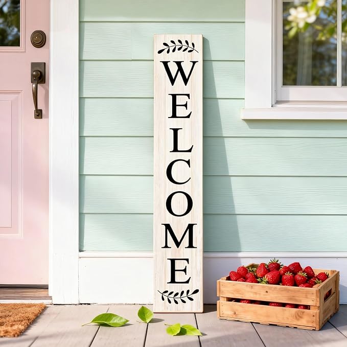 Farmhouse Wooden Merry Christmas Welcome Sign Stand - Image 4