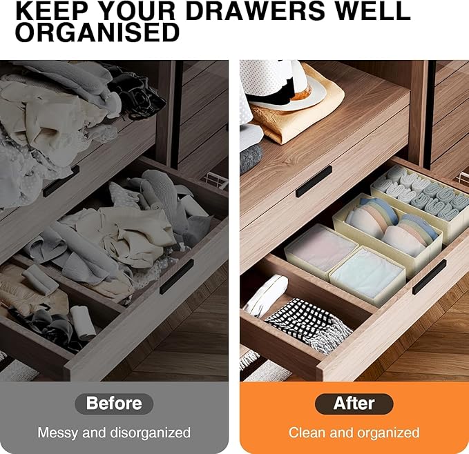 DIMJ Drawer Organizer Clothes 6 Pack - Image 5