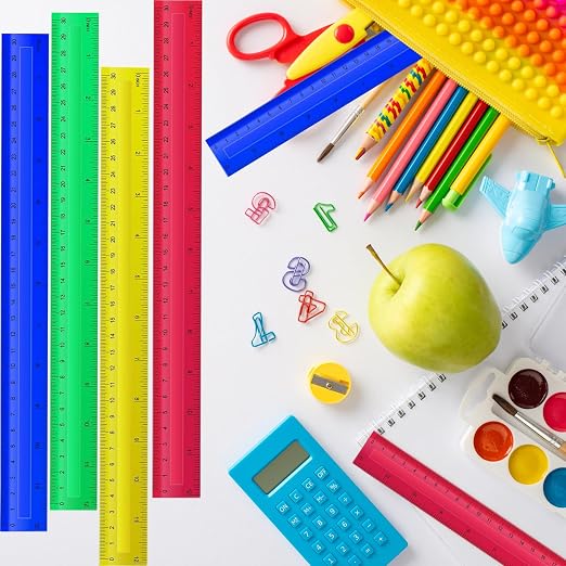 200 Pcs 12 Inch Rulers Bulk Plastic Kid Ruler - Image 6