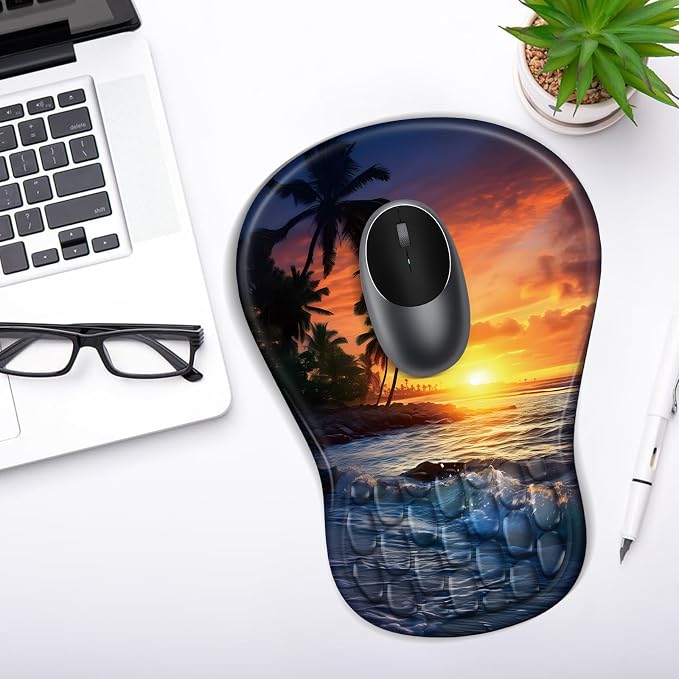 YIWEI Ergonomic Mouse Pad with Wrist Rest - Image 7