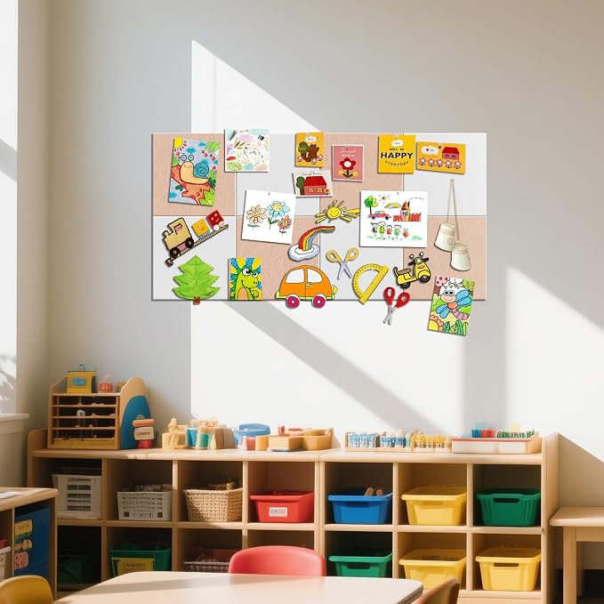 TSJOFFICE Large Cork Board for Wall - Image 7
