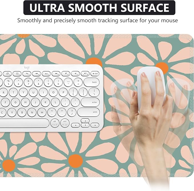 iCasso Desk Mat, XXL Large Mouse Pad, Anti-Slip Big Mousepad - Image 5