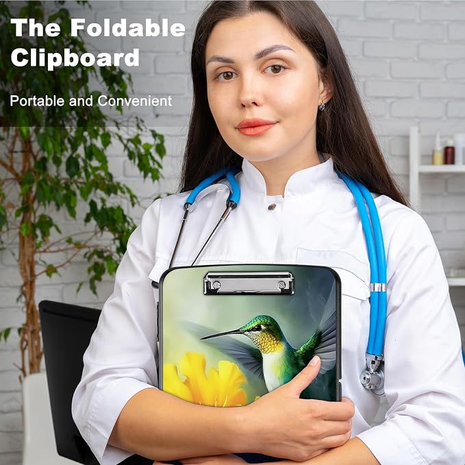 Clipboard with Storage, Heavy Duty Plastic Storage Clipboard with Low Profile - Image 5