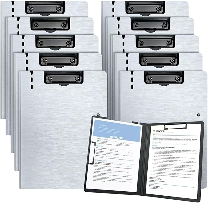 A4 Clipboard, 10 Pack Foldable Clipboards by URbantin