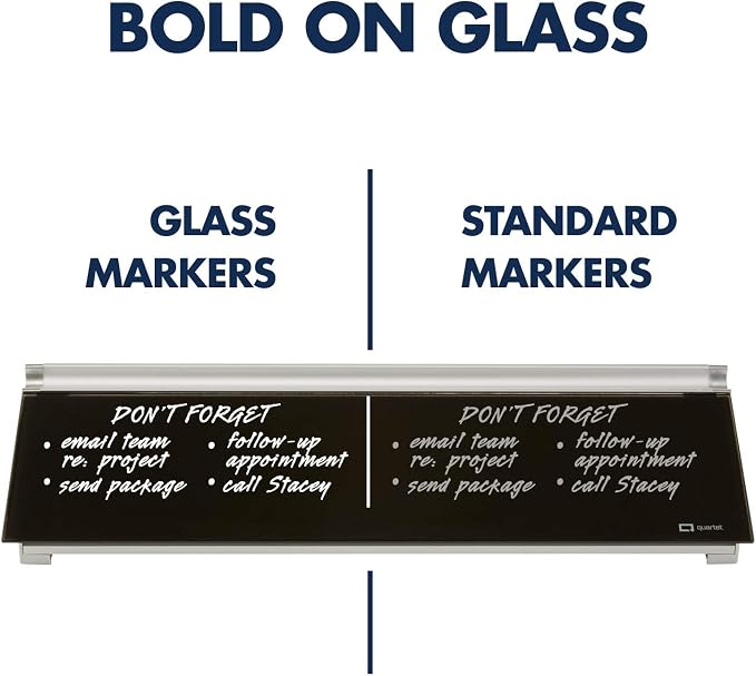 Quartet Dry Erase Markers, Glass Whiteboard Markers, Fine Tip, 6 Pack - Image 2