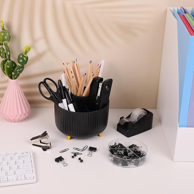 SKYDUE Black Office Supplies, Pencil Holder - Image 5