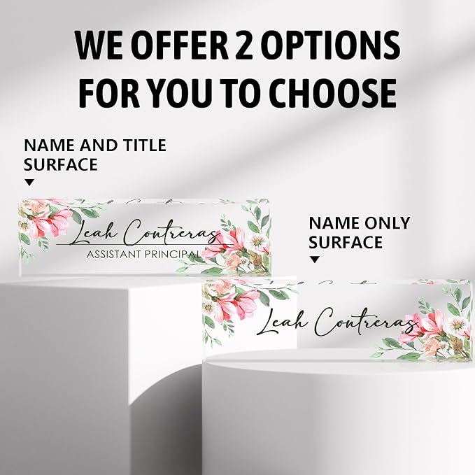 Personalized Custom Name Plate, Office Desk Decor - Image 5