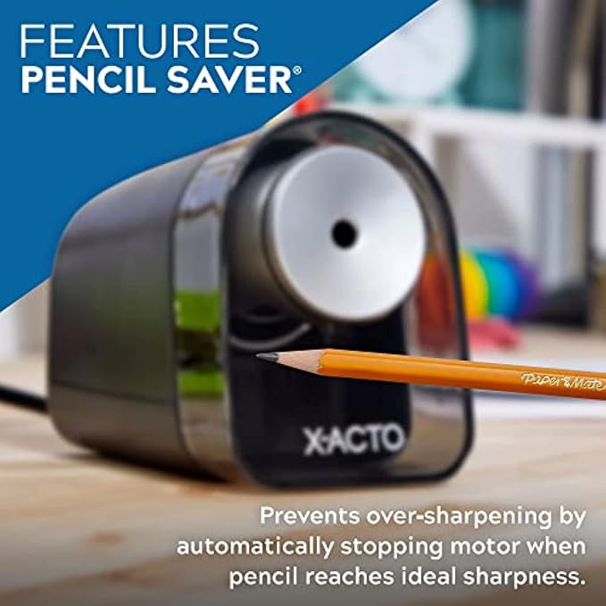 X-ACTO XLR Electric Pencil Sharpener, Classroom Supplies - Image 3