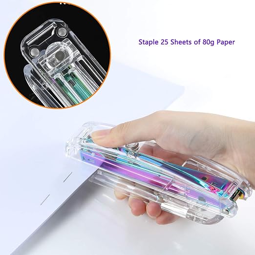 Acrylic Stapler, Fashion Design | Durable Spring, Office & School Use, - Image 6
