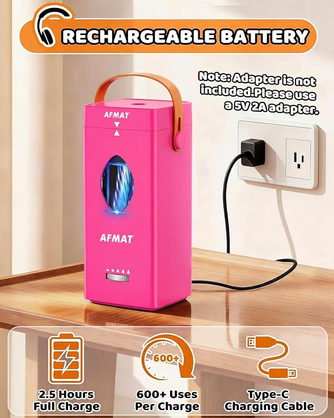 AFMAT Electric Pencil Sharpener, Fully Automatic Pencil Sharpener - Image 6
