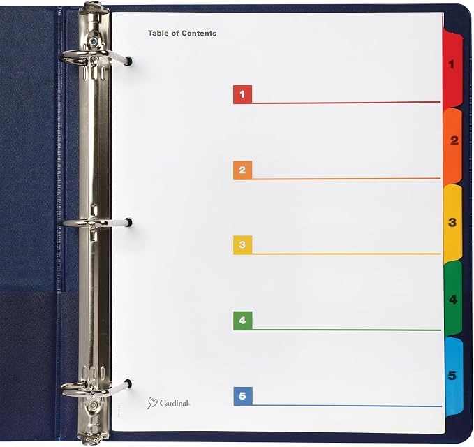 Oxford OneStep Binder Dividers, Dividers - Image 3