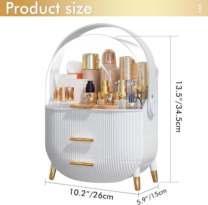 NestOrganix Makeup Organizer Skincare Organizers - Image 2