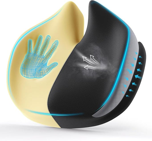 Benazcap Large Seat Cushion for Office Chair Memory Foam Coccyx Pain Relief Cushion Pillow for Back Support Non-Slip Seat Pad-DeskLoop Office