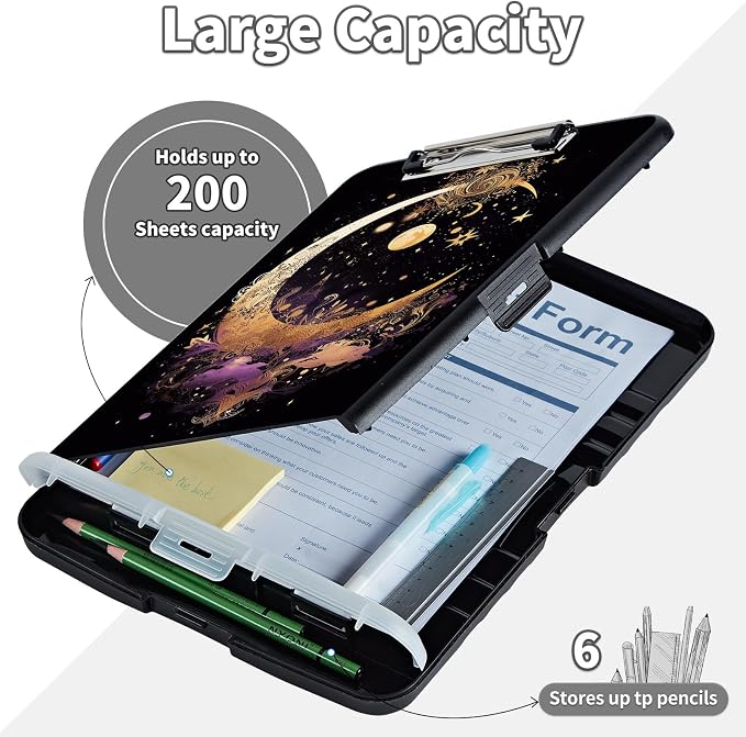 Clipboard with Storage, Clip Boards 8.5X11 with Storage & Pen Holder, Heavy - Image 7