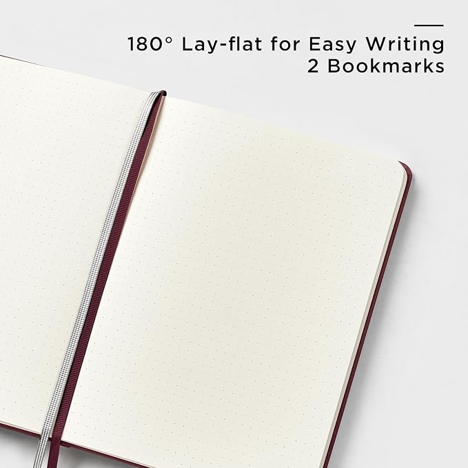 &And Per Se Dotted Journal Notebook, A5 Hardcover Leather Dotted Journal - Image 3