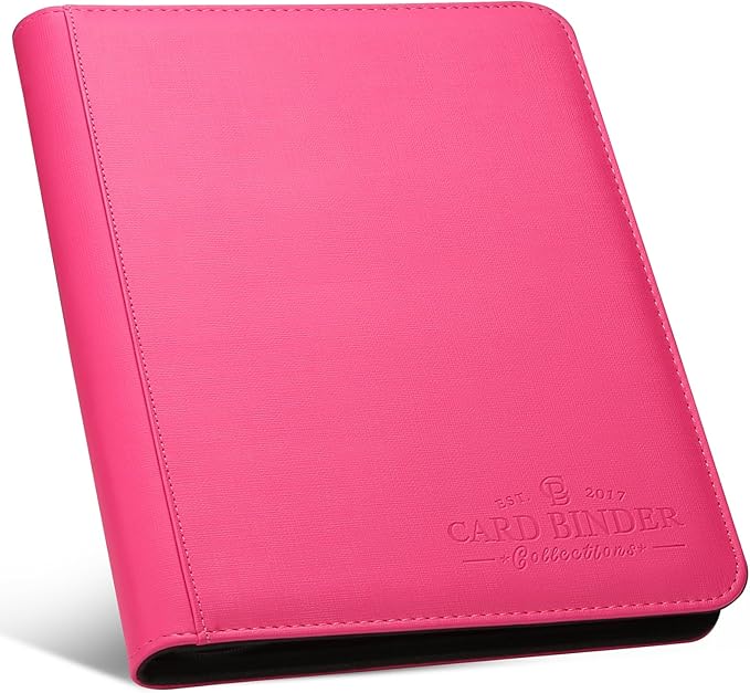 9 Pocket Card Binder, Premium Zip Trading Card Binder, 540 Double Sided Pocket by Foalgo