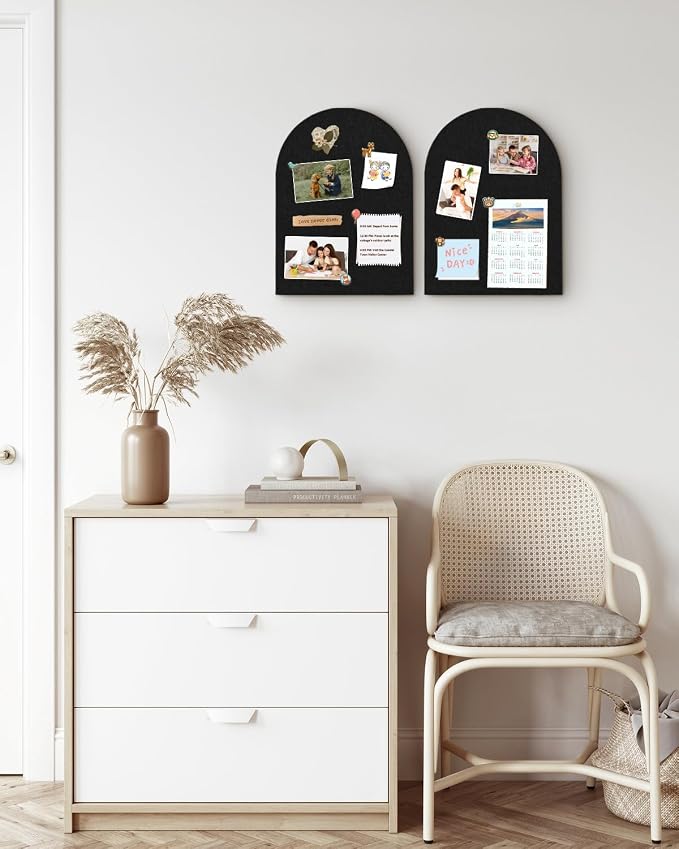 Arched Felt Bulletin Board, Cork Board Alternative - Image 6