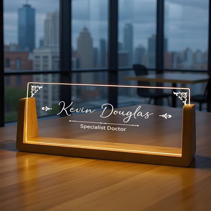 Custom Name Plate for Desk by SYCUSTOM