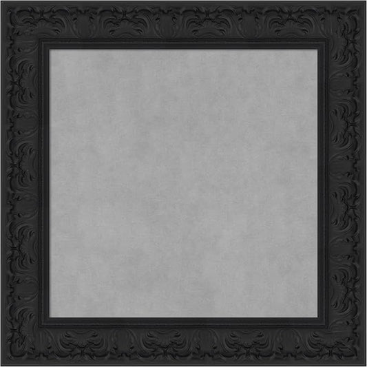 Amanti Art Black Framed Magnetic Board 27x27 Medium Vision Board by AmantiArt