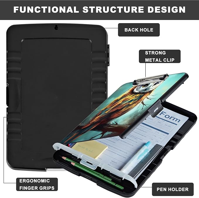 Heavy Duty Plastic Clipboard - Image 6
