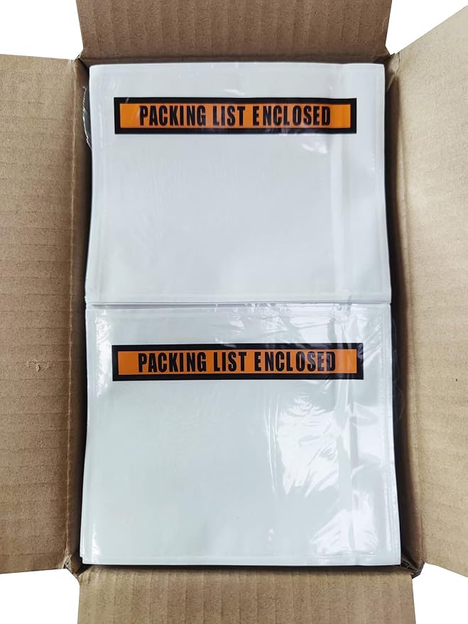1000 Pcs Packing List Envelopes Pouches 4.5”x 5.5”, Packing Envelopes - Image 4
