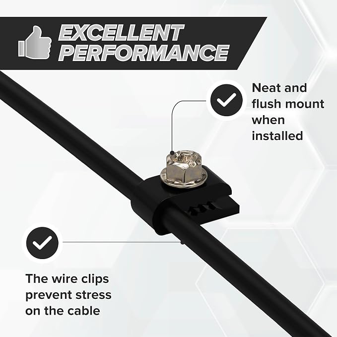 THE CIMPLE CO Mini Screw-in Cable Clips and Fasteners - Image 6