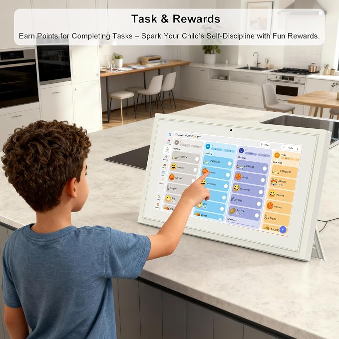 Digital Calendar 10.1 Inch Wall Planner Touch Screen WiFi Smart Electronic - Image 6