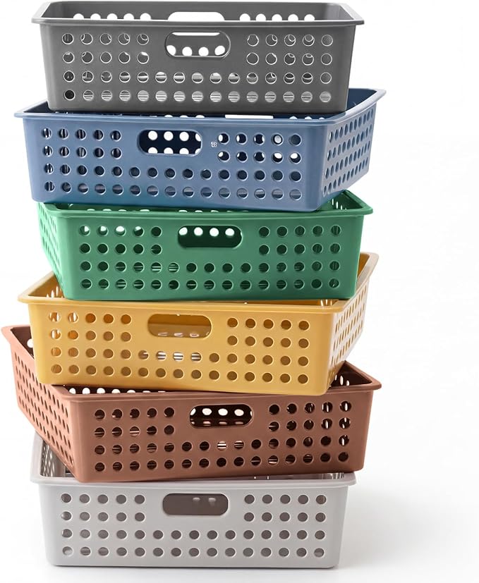 Geetery 6 Pack Classroom Storage Baskets by Geetery
