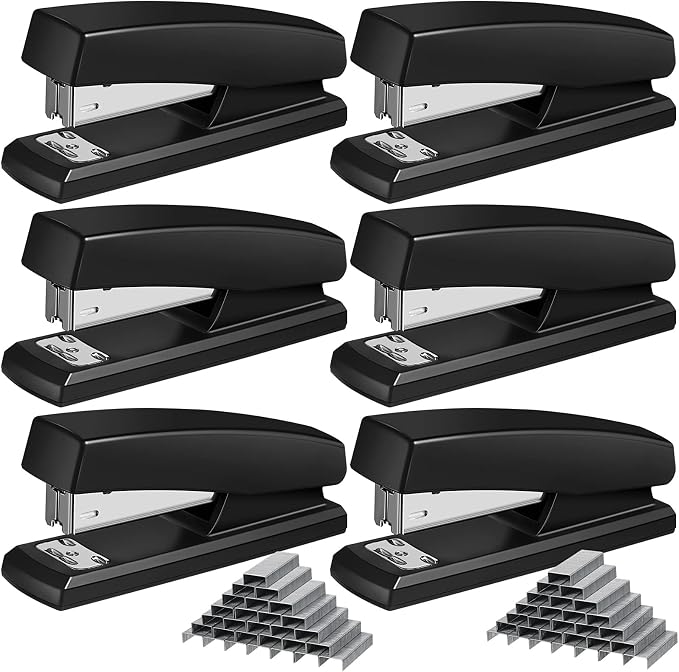 Yahenda 6 Pieces Metal Desktop Stapler by Yahenda