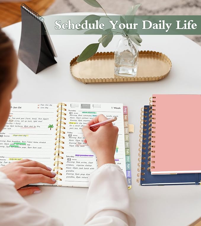Academic Planner 2026-2027, Hardcover Weekly and Monthly Calendar Planner from - Image 7