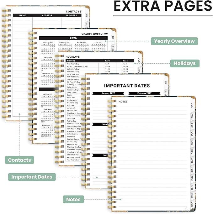 Planner 2026-2027, Monthly and Weekly Academic Planner July 2026 - Image 5