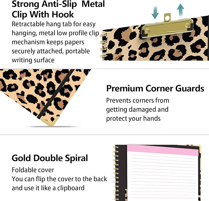 Clipboard Folder with Notepad Refillable Lined - Image 6