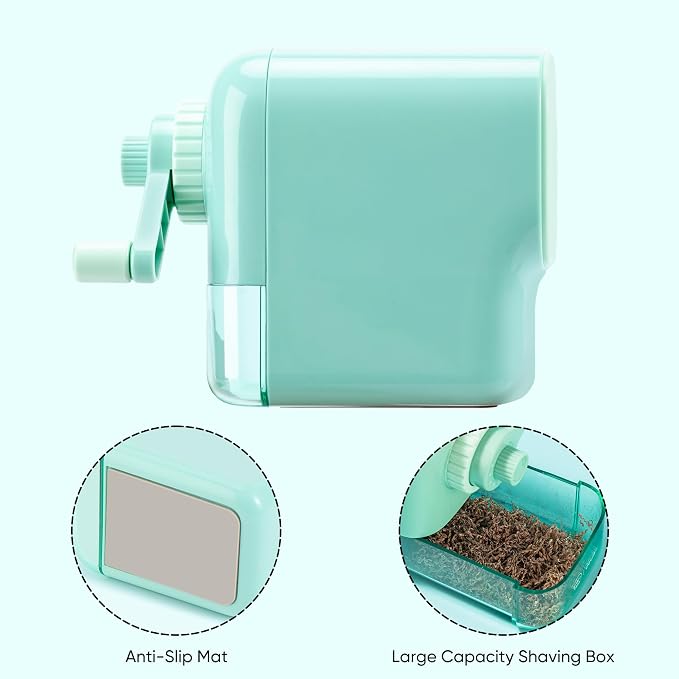 Deli Manual Pencil Sharpener for Classroom, 6.9-11mm No.2 /Colored Pencils - Image 5