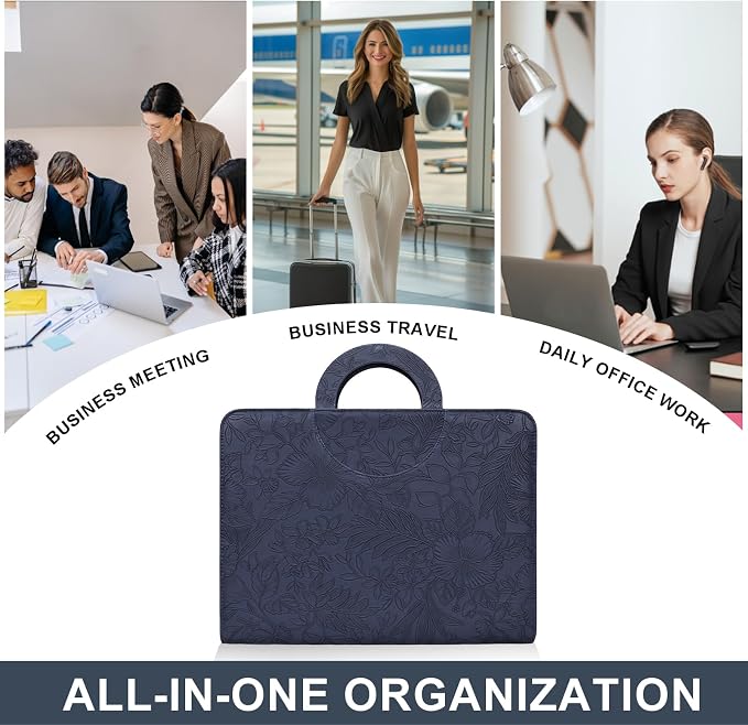 Leathario Portfolio Binder, Includes 5 Folder Index Dividers, 13 Inch Tablets - Image 9