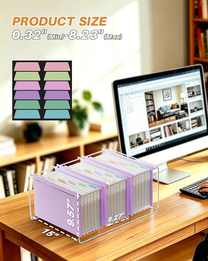 Ansook Hanging File Folders, Legal Size - Image 4