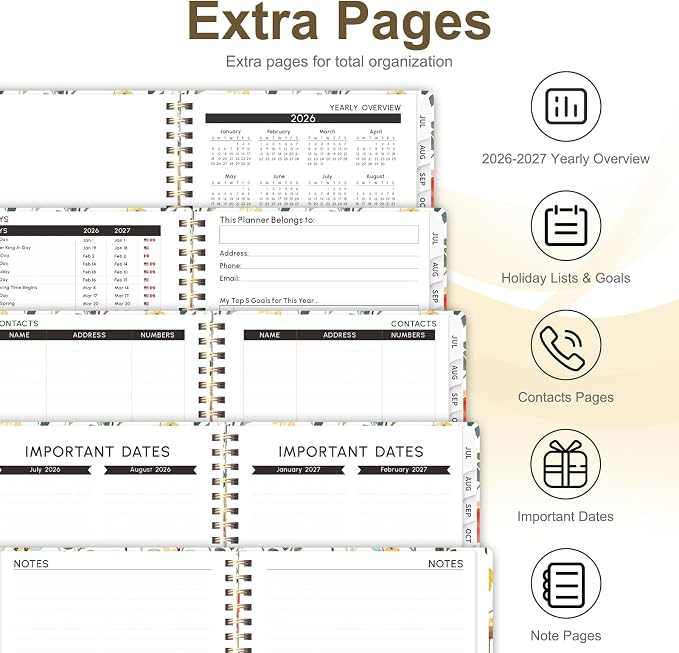 Planner 2026-2027, Weekly and Monthly Academic Planner, July 2026 - Image 5
