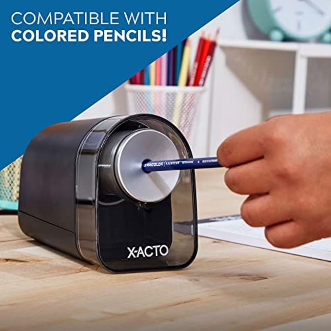 X-ACTO XLR Electric Pencil Sharpener, Classroom Supplies - Image 4