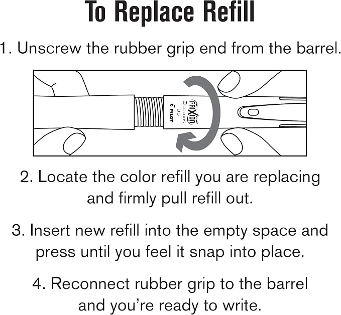 Pilot, FriXion Ball Gel Ink Refills - Image 4