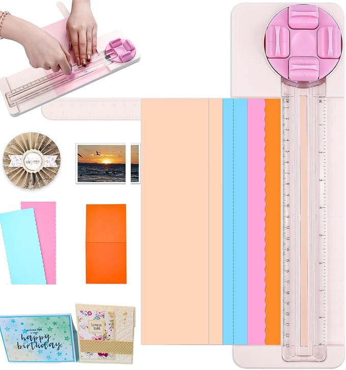 4-in-1 Paper Trimmer, 4Style Multi-Function Scrapbooking Tool by CYFUNDESIGN