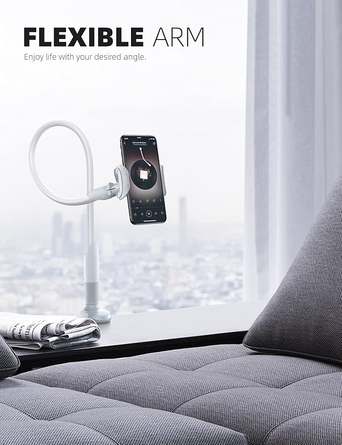 Lamicall Phone Holder, Gooseneck Mount, Compatible - Image 3
