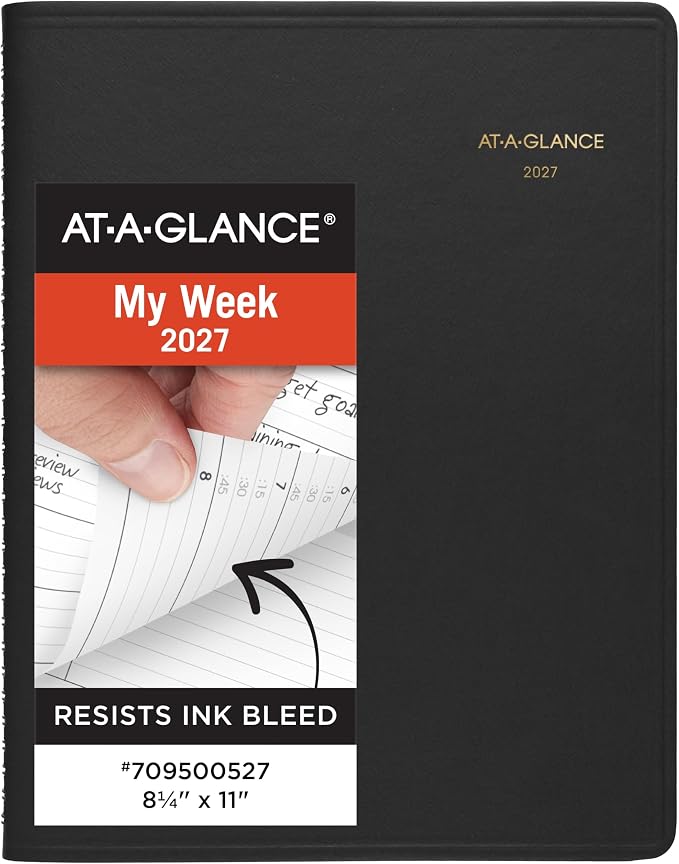 AT-A-GLANCE 2027 Appointment Book Planner, 13-Month Jan-Jan, 8.25" x 11" by AT-A-GLANCE