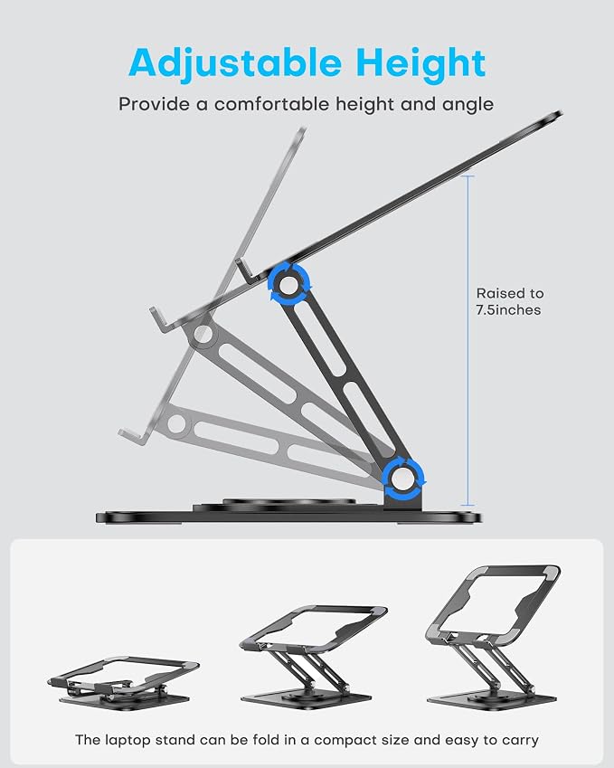 LOXP Adjustable Laptop Stand, Computer Stand - Image 4