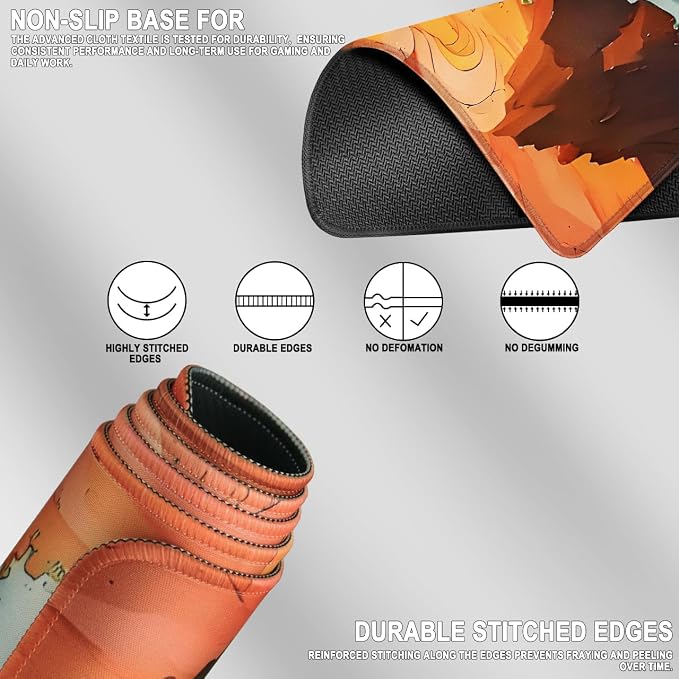 Gaming Mouse Pad, Waterproof Extra Large Mousepad - Image 4