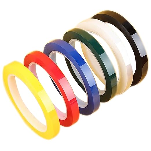 6pcs Lightning Whiteboard Pinstripe Tape Line, 108 Feet Long per Roll, Dry - Image 3
