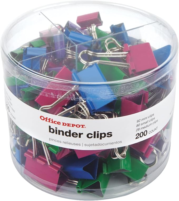 Office Depot® Brand Binder Clip Combo Pack by Office+Depot