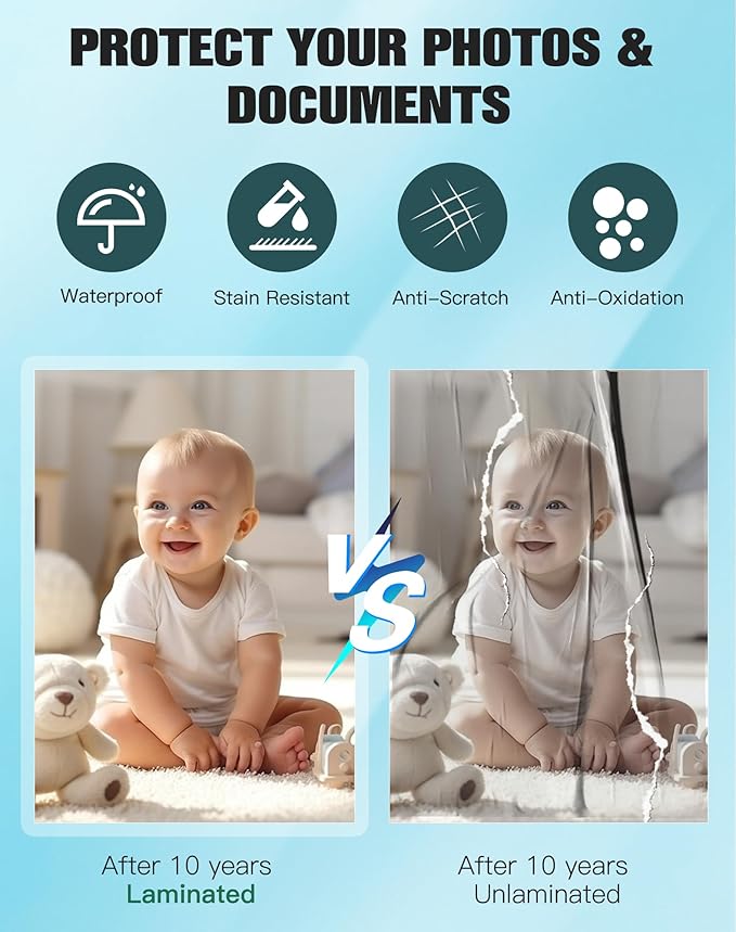 13 Inch Laminator Machine with Auto Paper Feed, Never Jam A3 Thermal & Cold Lamination, 20 Laminating Sheets, 10-in-1 Laminator with Cutter, Trimmer & Corner Rounder for Office School Home Use Black-DeskLoop Office