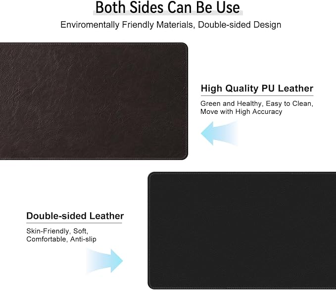 Imitation Crazy Horse Leather Desk Mat - Image 3